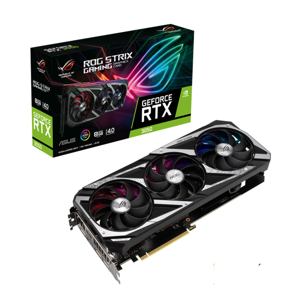 Asus ROG Strix GeForce RTX 3050 8GB LHR GDDR6 128-bit Gaming Graphics Card
